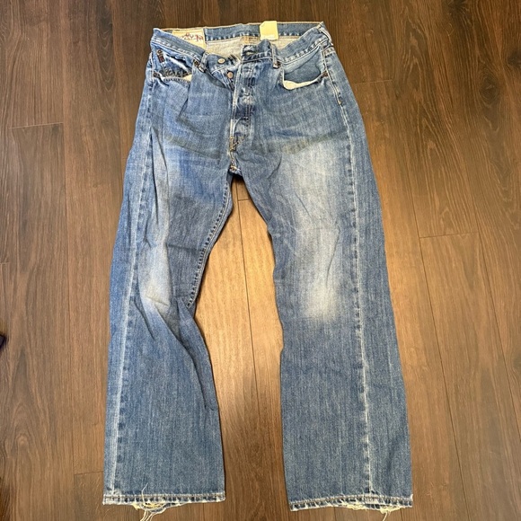 Abercrombie & Fitch Other - Vintage Abercrombie Fitch Jeans Men 32x32 1892 Denim Fade Blue Handcrafted